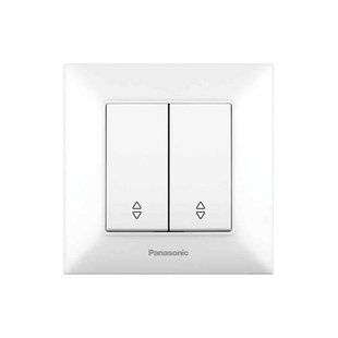 Вимикач 2кл.прох. Panasonic Arkedia Slim, біл. (WNTC00112WH-UA1) WNTC00112WH-UA1 фото