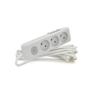 Подовжувач Panasonic X-tendia без заземленням та шторками 3 гнізда (WLTA02352GR-UA1) WLTA02352GR-UA1 фото