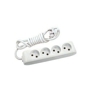 Подовжувач Panasonic X-tendia без заземленням та шторками 4 гнізда (WLTB02422GR-UA1) WLTB02422GR-UA1 фото