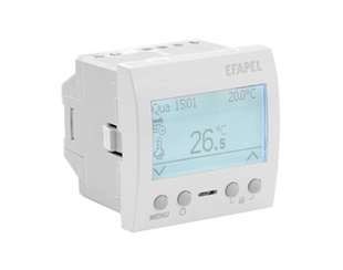 Термостат програматор для теплої підлоги EFAPEL Latina, 250 V/16A білий матовий (4723212 SBM) 4723212 SBM фото