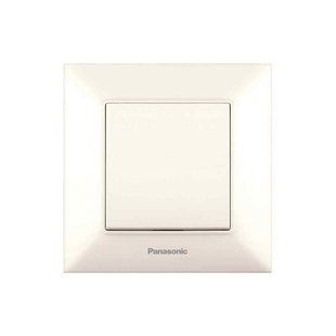 Вимикач 1кл. Panasonic Arkedia Slim, крем (WNTC00012BG-UA1) WNTC00012BG-UA1 фото