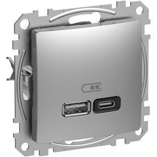 USB розетка Антрацит Sedna Design (SDD113404) SDD113404 фото