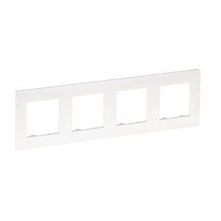 NILOE STEP Рамка 4-постова, колір Перлинний NILOE STEP Legrand (863694) 863694 фото
