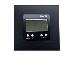Термостат програматор для теплої підлоги EFAPEL QUADRO, 250 V/16A чорний матовий (4623212 SPM) 4623212 SPM фото