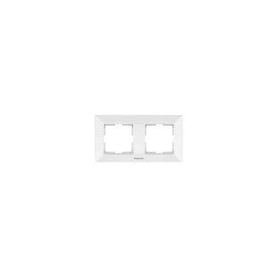 Рамка 2-на горизонт. Panasonic Arkedia Slim, біла (WNTF08022WH-UA1) WNTF08022WH-UA1 фото
