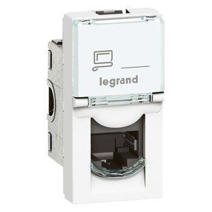 Розетка RJ45 кат. 5е, FTP LCS,білий Legrand ( 076552 ) 076552 фото