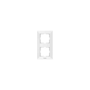 Рамка 2-на Panasonic Arkedia Slim, вертикальна., біла (WNTF08122WH-UA1) WNTF08122WH-UA1 фото