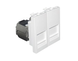Розетка 2-на РС EFAPEL QUADRO RJ45 5e білий глянцевий (4697612 SBR) 4697612 SBR фото