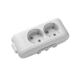 Колодка Panasonic X-tendia із заземленням та шторками 2 гнізда (WLTB04202GR-UA1) WLTB04202GR-UA1 фото