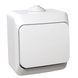 Перемикач 1-кл. IP44 білий Cedar Plus (WDE000560) WDE000560 фото