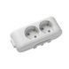 Колодка Panasonic X-tendia із заземленням та шторками 2 гнізда (WLTB04202GR-UA1) WLTB04202GR-UA1 фото