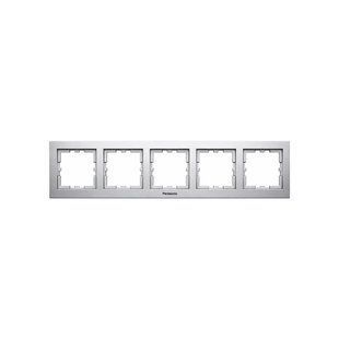 Рамка 5-а горизонтальна Karre Plus 55 (Срібло) (WDTF08052SL-UA1) WDTF08052SL-UA1 фото