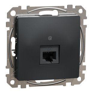 Комп'ютерна розетка RJ45 Срібло Sedna Design (SDD114451) SDD114451 фото