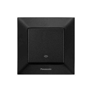 Вимикач 1кл. реверсивний Panasonic Arkedia Slim, чорн (WNTC00052BL-UA1) WNTC00052BL-UA1 фото