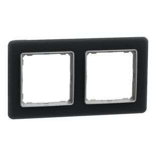 Рамка 2-місна Димчасте скло Sedna Elements (SDD362802) SDD362802 фото