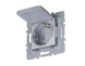 Розетка 1-на з кришк. з з/к, ШУКО EFAPEL Latina 16А, 250V, алюміній (4712812 SAL) 4712812 SAL фото