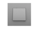 Вимикач 1кл. сход. EFAPEL QUADRO 10АХ, 250V, алюміній (4607112 SAL) 4607112 SAL фото