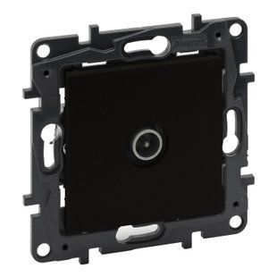 NILOE STEP Розетка TV "зірка", колір Чорний NILOE STEP Legrand (863574) 863574 фото