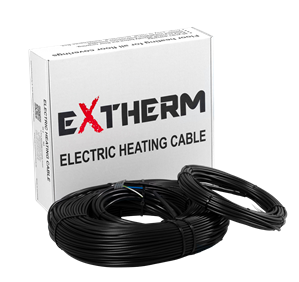 Кабель нагрівальний двожильний Extherm 10 м ETC ECO 20-200 фото