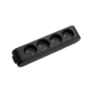 Колодка Panasonic X-tendia без заземленням та шторками 4 гнізда (WLTB02402BL-UA1) WLTB02402BL-UA1 фото