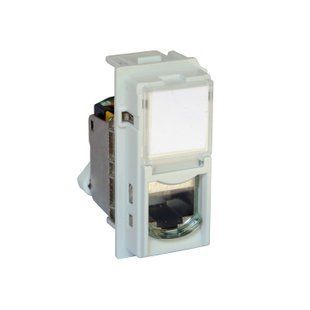 Розетка комп'ютерна RJ45 cat6a UTP 1 модуль Bticino LIVING NOW (KW4279C6A) KW4279C6A фото