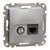 Розетка RJ45 категорія 6 UTP -TV Алюміній Sedna Design (SDD113469T) SDD113469T фото