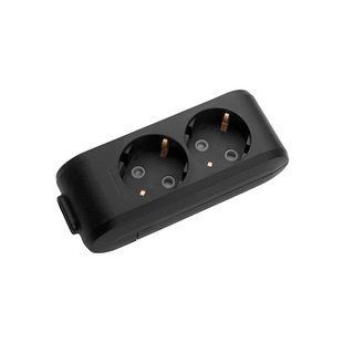 Колодка Panasonic X-tendia із заземленням та шторками 2 гнізда (WLTB04202BL-UA1) WLTB04202BL-UA1 фото