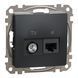 RJ45 CAT6 UTP -TV інд Чорн Sedna Design (SDD114469T) SDD114469T фото