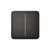 Ajax SoloButton (2-gang) black кнопка (000029797) (45119.144.BL/52304.144.BL) 000029797 фото