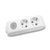 Колодка Panasonic X-tendia із заземленням та шторками 2 гнізда (WLTA04202GR-UA1) WLTA04202GR-UA1 фото