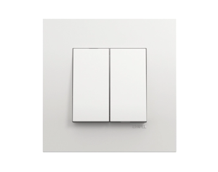 Вимикач 2кл. сход. EFAPEL QUADRO 10АХ, 250V, білий матовий (4610112 SBM) 4610112 SBM фото