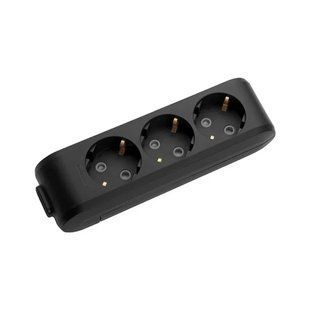 Колодка Panasonic X-tendia із заземленням та шторками 3 гнізда (WLTB04302BL-UA1) WLTB04302BL-UA1 фото