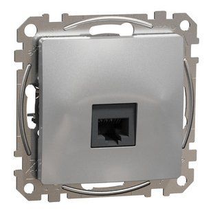 Комп'ютерна розетка Антрацит Sedna Design (SDD113461) SDD113461 фото