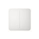Ajax SoloButton (2-gang) white кнопка (000029791) (45120.144.WH) 000029791 фото