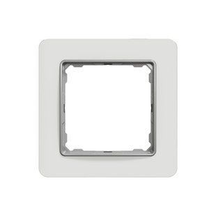 Рамка 1-місна Біле скло Sedna Elements (SDD360801) SDD360801 фото
