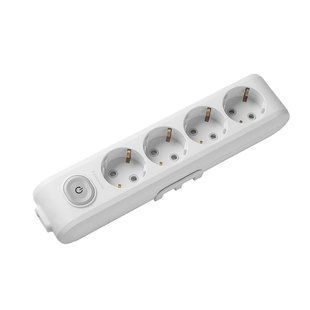 Колодка Panasonic X-tendia із заземленням та шторками 4 гнізда (WLTA04402GR-UA1) WLTA04402GR-UA1 фото