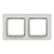 Рамка 2-місна Біле скло Sedna Elements (SDD360802) SDD360802 фото