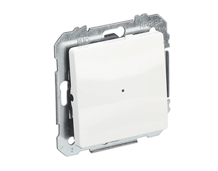 Вимикач 1кл. SIEMENS LINE 16АХ, 250V з LED підсвіткою, біл.полярний (62505WH01) 62505WH01 фото