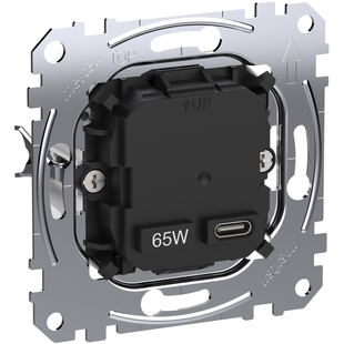 Механізм USB-розетки А+С 65 Вт PD (MEG4366-0130) MEG4366-0130 фото