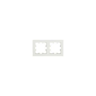 Рамка 2-а горизонтальна Karre Plus 55 (Біла) (WDTF08022WH-UA1) WDTF08022WH-UA1 фото