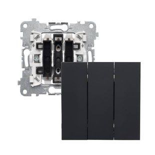 Вимикач 3-кл (EQ-M-TSWFR-2) EQ-M-TSWFR-2 фото