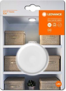 Нічник USB WHITE 0,45 Вт білий DOT-IT TOUCH SLIM WT DIM (4058075399686) 4058075399686 фото