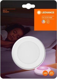 Нічник 0,2 Вт DOT-IT NURSERY RGB WT LEDV touch click LEDVANCE (4058075575615) 4058075575615 фото
