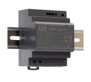 Блок живлення Mean Well 100Вт вхід: 88-264VAC/124-370VDC, вихід:12V/7.5A (HDR-100-12N) HDR-100-12N фото