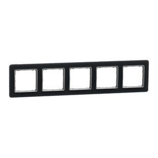 Рамка 5-місна Димчасте скло Sedna Elements (SDD362805) SDD362805 фото