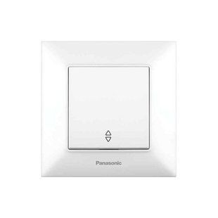 Вимикач 1кл.прох. Panasonic Arkedia Slim, біл. (WNTC00032WH-UA1) WNTC00032WH-UA1 фото