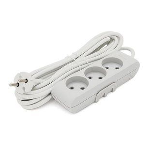 Подовжувач Panasonic X-tendia без заземленням та шторками 3 гнізда (WLTB02352GR-UA1) WLTB02352GR-UA1 фото